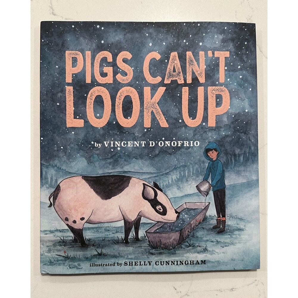 Vincent D'Onofrio SIGNED/AUTOGRAPHED Pigs, can’t look up, Hardcover Book